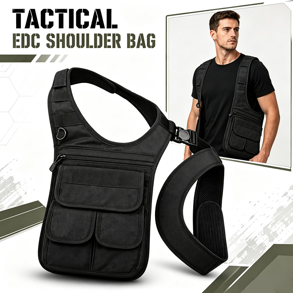 Edc Concealed Carry - Tactical Concealed Underarm Tool Bag MOLLE