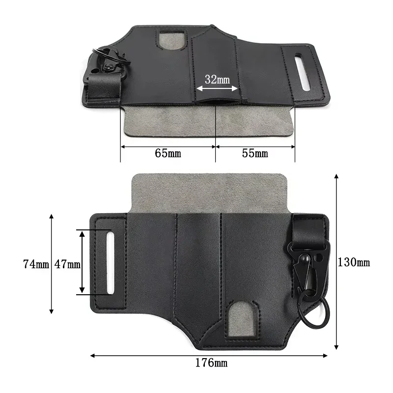 EDC PU Leather Tool Pouch Mult - Leather Edc. Carry Pouch ulasan dan harga