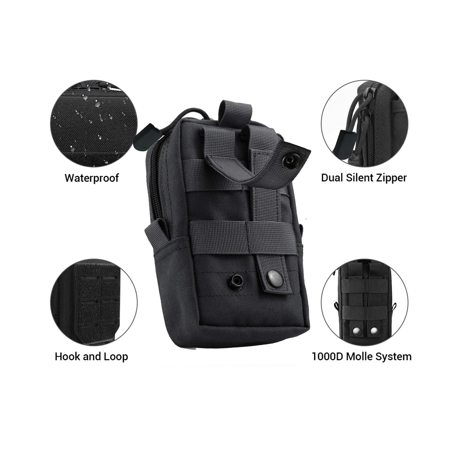 Tactical Molle Pouch Waist Bag - Edc Carry Bag ulasan dan harga