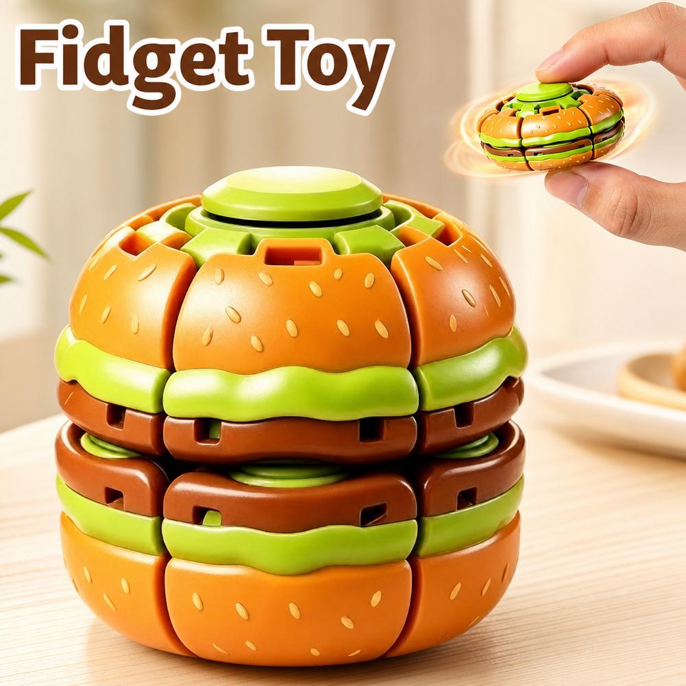 Humburger Fidget Spinner Toy R - Fidget Spinner Bearing ulasan dan harga