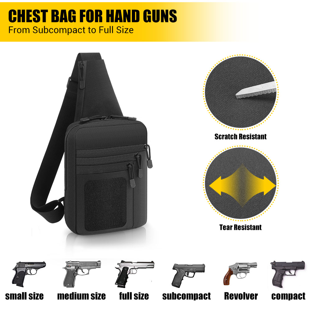Tactical Pistol Gun Bag Concea - Edc Carry Pistols ulasan dan harga