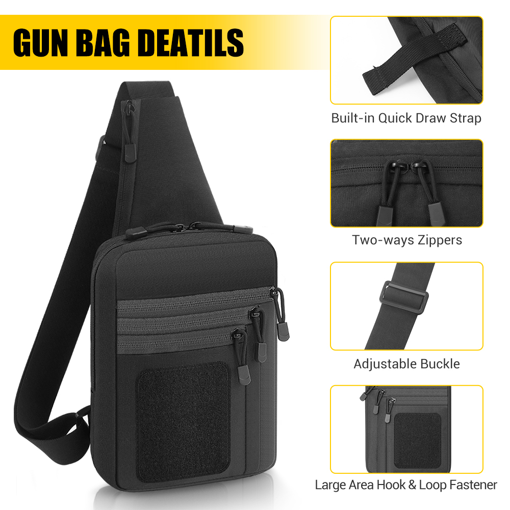 Tactical Pistol Gun Bag Concea - Edc Carry Pistols ulasan dan harga