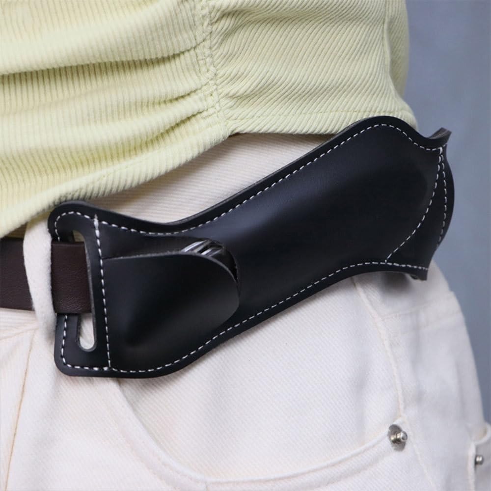 Tactical EDC Folding Knife She - Leather Edc. Carry Pouch ulasan dan harga