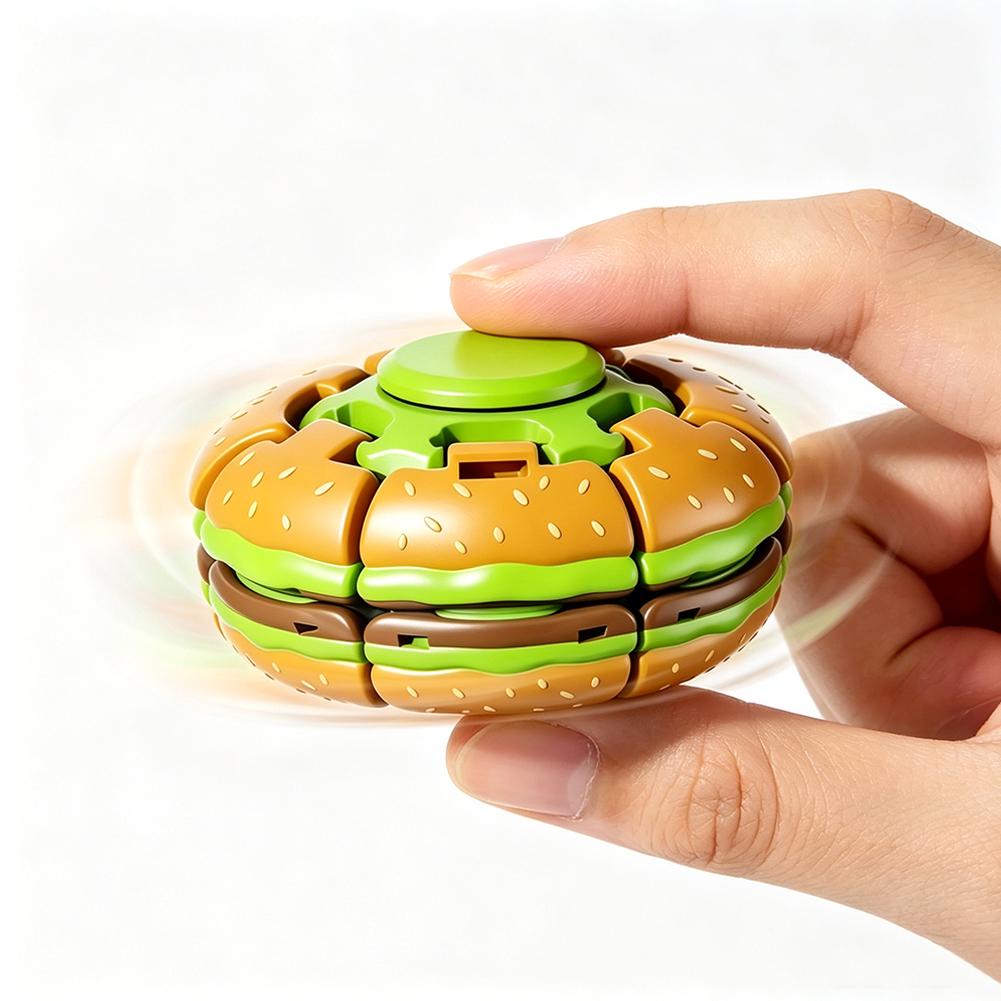 Burger Gyroscope Fidget Toy Fi - Fidget Spinner Bearing ulasan dan harga