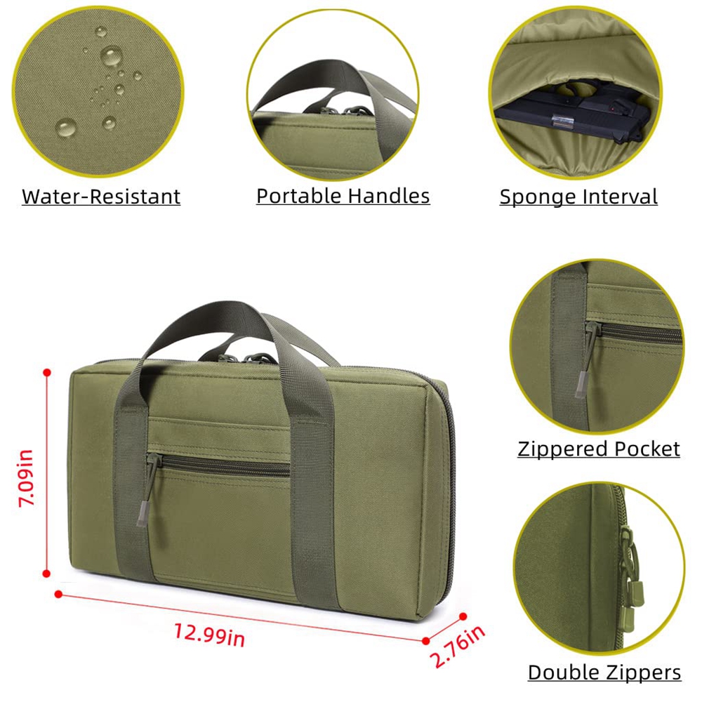 Tactical Pistol Range Bag Gun  - Edc Carry Pistols ulasan dan harga