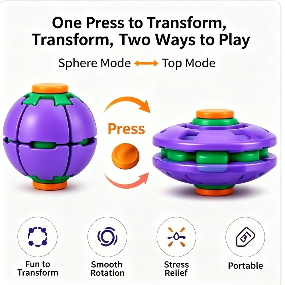 Transforming Fidget Spinner Ba - Fidget Spinner Bearing ulasan dan harga