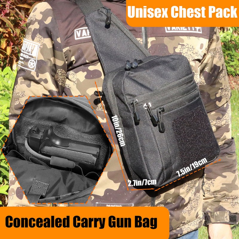 New Tactical Chest Bag Pistol  - Edc Carry Pistols ulasan dan harga