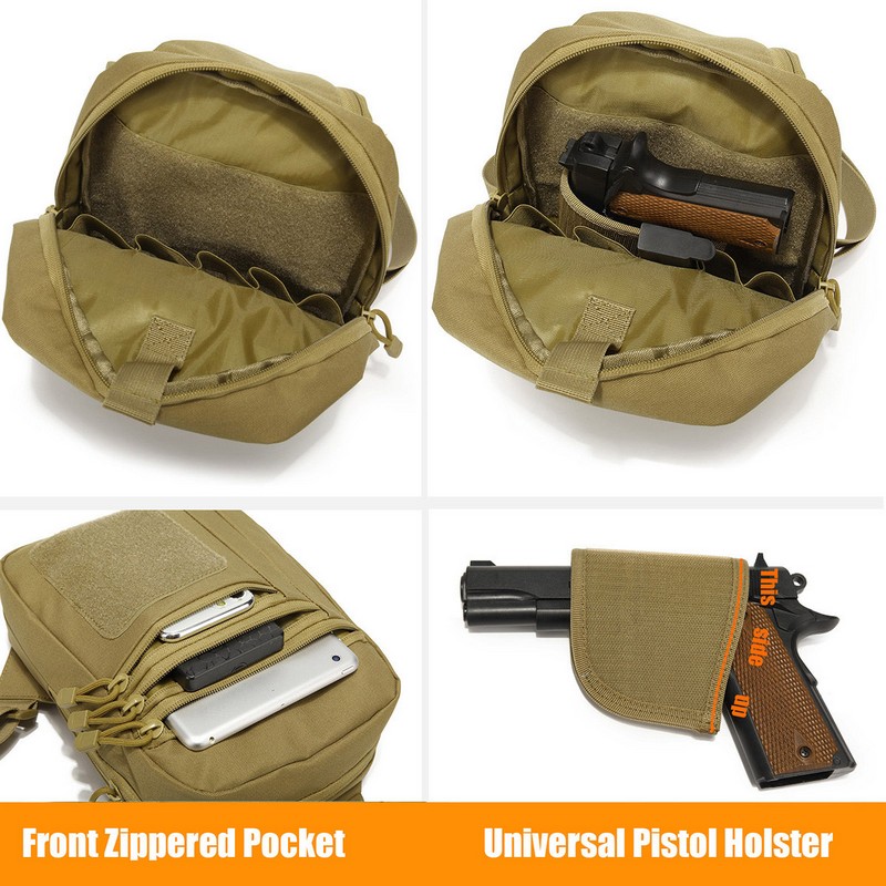 New Tactical Chest Bag Pistol  - Edc Carry Pistols ulasan dan harga