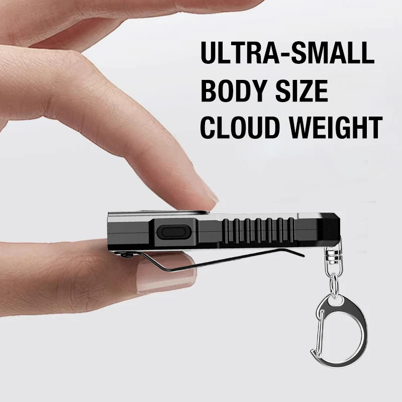 Portable Waist Hanging Keychai - Keychain Flashlight ulasan dan harga