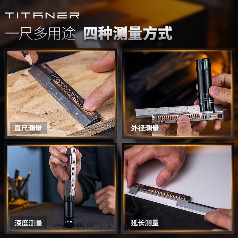 TITANER Stone Wash Titanium Al - Leather Edc. Carry Pouch ulasan dan harga