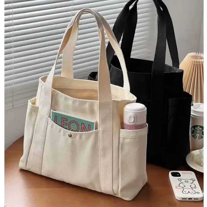 Large Capacity Canvas Tote Bag - Edc Carry Bag ulasan dan harga