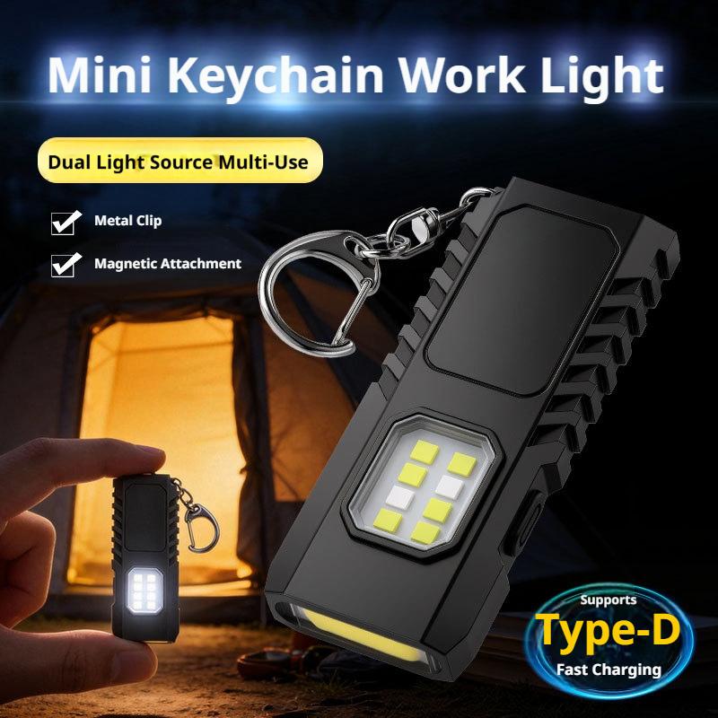Mini Edc Keychain Flashlight U - Keychain Flashlight ulasan dan harga