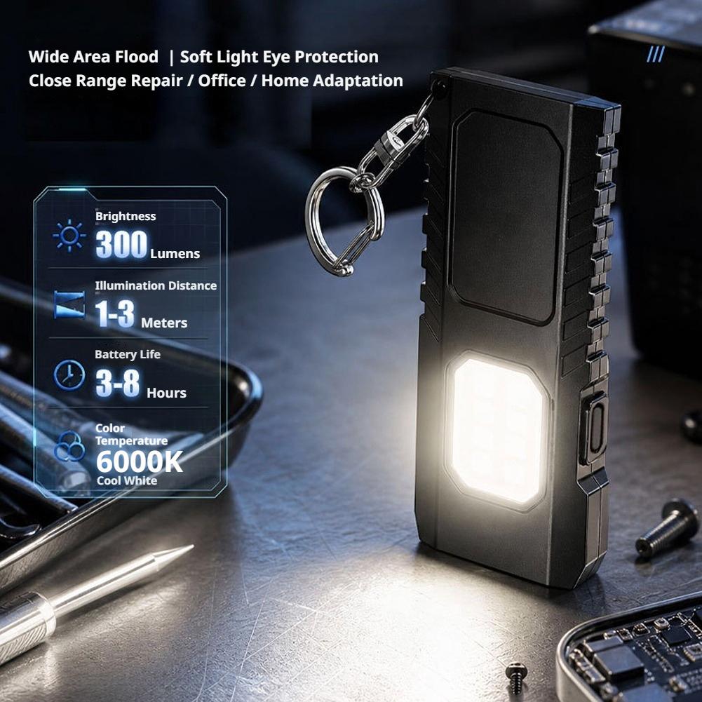 Mini Edc Keychain Flashlight U - Keychain Flashlight ulasan dan harga